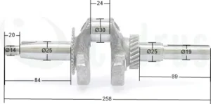 Kloķvārpsta Loncin LC170