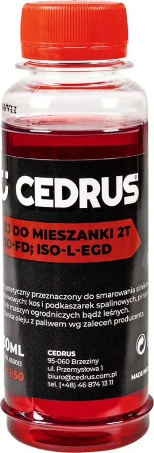 Eļļa divtaktu dzinējiem MIX CEDRUS 0.1L