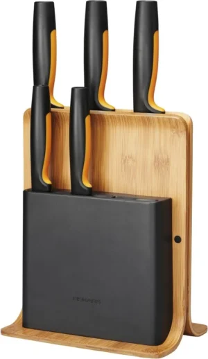 Virtuves nažu komplekts 5 noży w bloku bambusowym Functional Form™