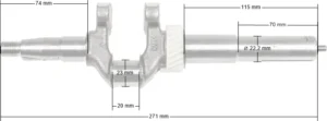 Kloķvārpsta Zongshen silnik XP140