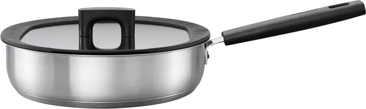 1052248_Hard_Face_Steel_Saute_pan_26cm_28L_w_lid Cepšanas panna, šefpavāra 26 cm / 2.8 l ar vāku Hard Face Steel - Image 1
