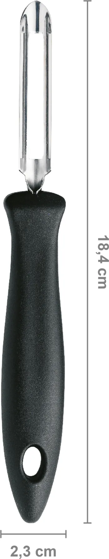 1065586_Essential_Swivel_peeler_dimensions Skrobaczka do warzyw z ruchomą głowicą
Essential - Image 1
