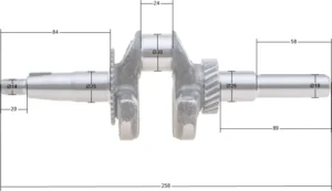 Kloķvārpsta Loncin G200F