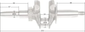 Kloķvārpsta Loncin LC3500-AS