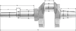 Kloķvārpsta Loncin LC2P77F