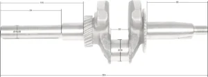 Kloķvārpsta Loncin LC170FS