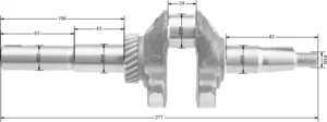 Kloķvārpsta Loncin LCP70FA LCP70FC B-E5 LC1P68FA