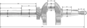 Kloķvārpsta Loncin LC1P61FE
