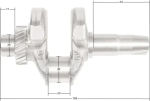 Kloķvārpsta Loncin LC3500i LC170F-3