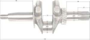 Kloķvārpsta Loncin LC170F-2 GL