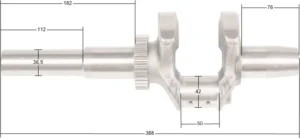 Kloķvārpsta Loncin LC2V90 (T230) typ C