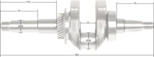 Kloķvārpsta Loncin LC80NB20-6.1Q LC180F