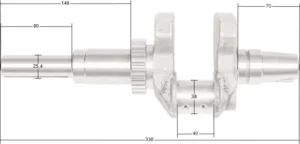 Kloķvārpsta Loncin LC2P73F LC2P76F
