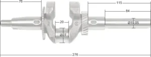 Kloķvārpsta Loncin H200