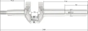 Kloķvārpsta Rato silnik RV125 RV145