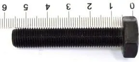 Naža stiprināšanas skrūve Kynast 3/8c 49mm/24zw na cal/