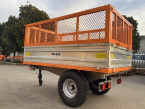 3 way hydraulic tipping trailer for tractor