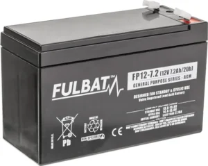Akumulators 7.2Ah FULBAT FP12-7.2 AGM /151x65x94/ bezapkopes