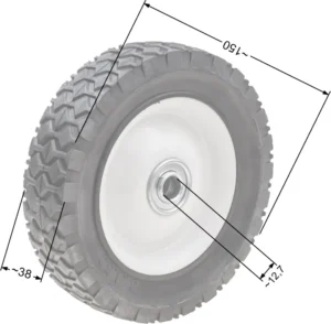Koło jezdne kosiarki z łożyskiem 150mm