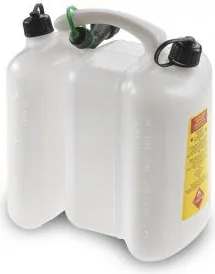Divkameru degvielas kanna 6 + 3 l ar piltuvi