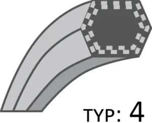 Siksna Husqvarna nažu piedziņas CT135;CTH151 /12,72720/