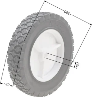 Koło jezdne kosiarki spalinowej 200mm