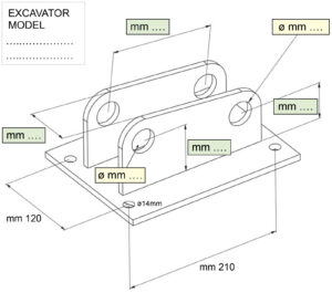 Attachment for mini-excavators