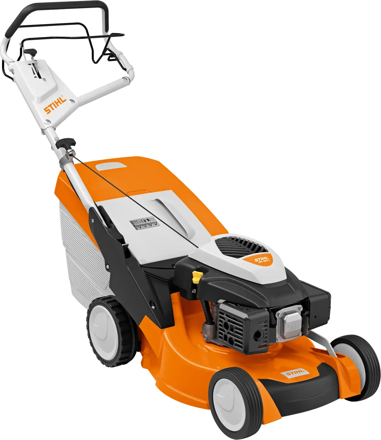 Benzina-maurina-plaujmasina-Stihl-RM-650-V Benzīna mauriņa pļaujmašīna Stihl RM 650 V