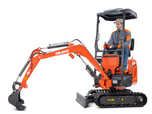 Compact mini excavator 1 ton
