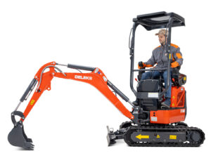 Compact mini excavator 1 ton
