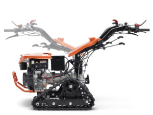 Crawler and reversible walking tractor
