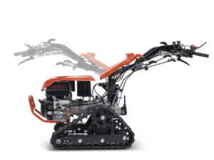Crawler and reversible walking tractor