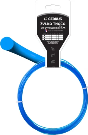 Trimmera aukla 1.6/15m k okrągła niebieska