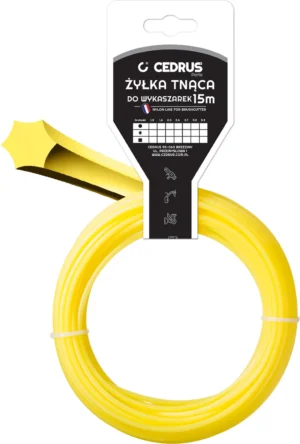 Trimmera aukla 3.3/15m k gwiazdka żółta