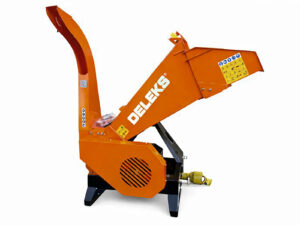 Drum wood chipper for tractor