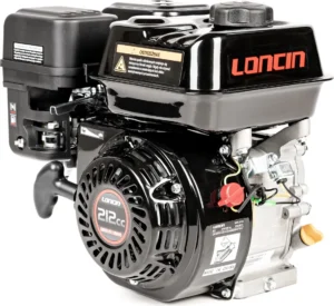Benzīna dzinējs Loncin G210FA-A horizontāla vārpsta 20 mm / 52 mm