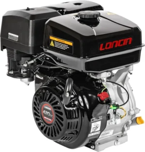 Benzīna dzinējs Loncin G420F-A horizontāla vārpsta 25 mm / 60 mm