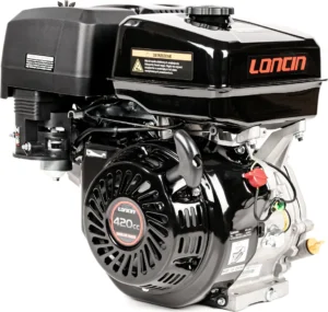 Benzīna dzinējs Loncin G420F-L horizontāla vārpsta stożek 22,2 mm / 110 mm
