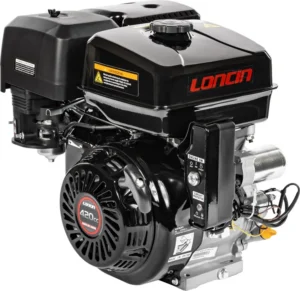 Benzīna dzinējs Loncin G420FD-A horizontāla vārpsta 25 mm / 60 mm