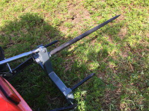 Hey bale fork for small traktors