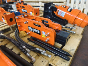 Hydraulic breaker for miniexcavator