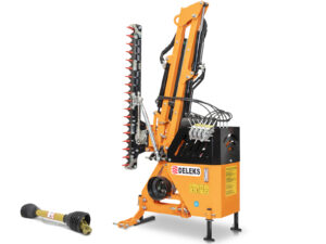 Hydraulic hedge bush cutter for tractor