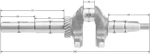 Kloķvārpsta Loncin LC1P70FA