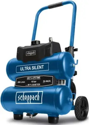 Kompresors bezeļļas Scheppach HC20si-twin super silent