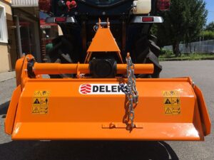 Light rotavator tiller for tractors - working width 135cm - for soil preparation