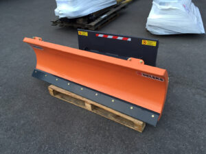 Light snow plow for skid steer loaders