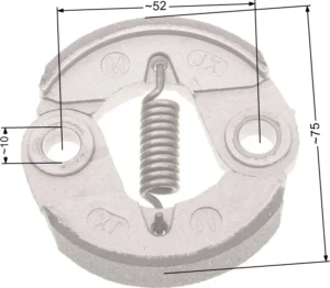 Sajūgs NAC 75mm duże aluminiowe wykaszarki marketowe