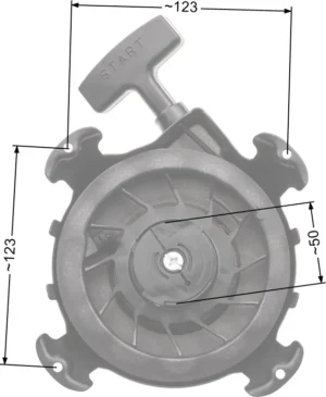 Starteris B&S 8KM Industrial Plus zam. 693900 390391