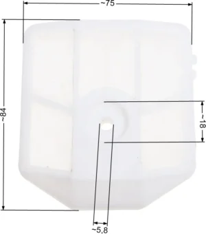 Gaisa filtrs NAC CS38 pilarki marketowe