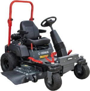 Nulles pagrieziena zāles pļāvējs traktors Cedrus Z132 SW 122cm